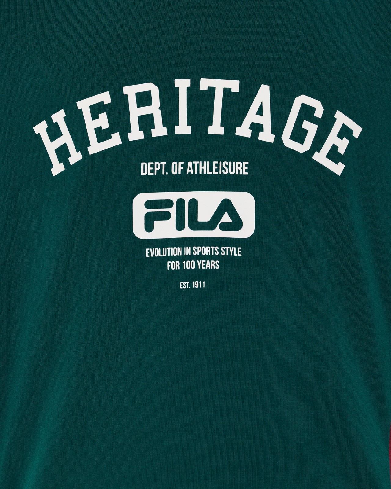 Fila Big Boys Michael Heritage T-Shirt - Green 5 of 6