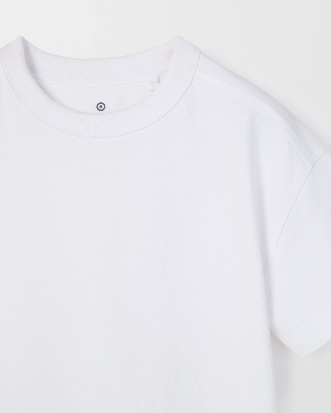 Organic Cotton Oversized T-Shirt - White 2 of 2