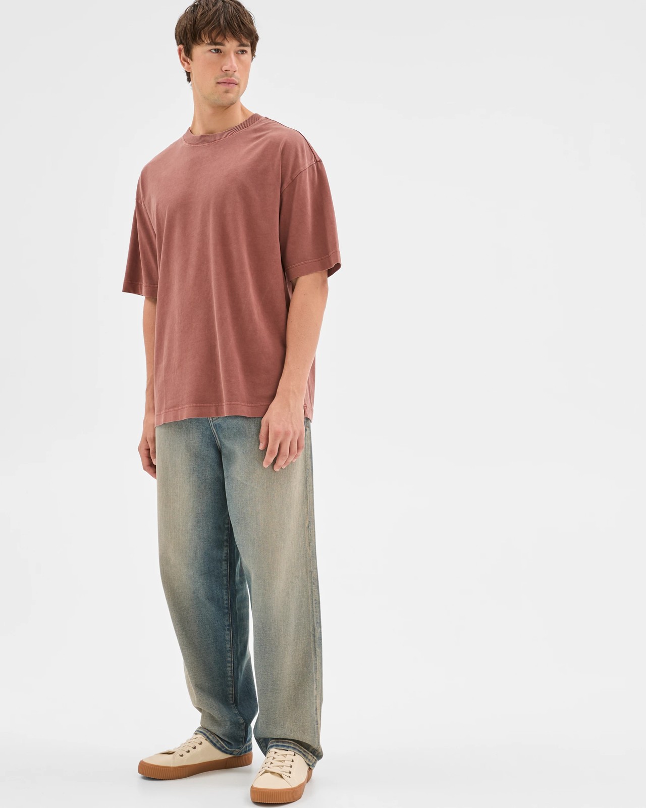 Commons Australian Cotton Boxy Heavyweight Core T-Shirt - Rust  3 of 6