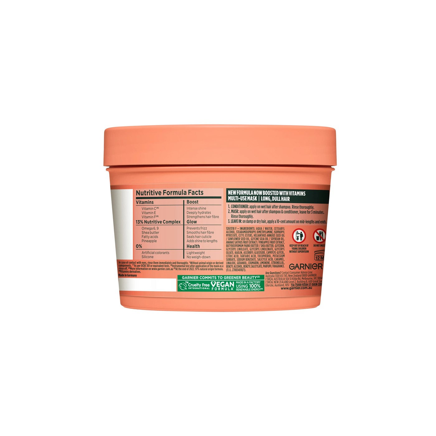 Garnier Fructis Glossy Pineapple Hair Food - 390ml 2 of 6