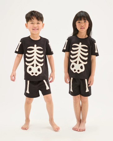 Sibling Matching Organic Cotton Younger Kids Pyjama Set