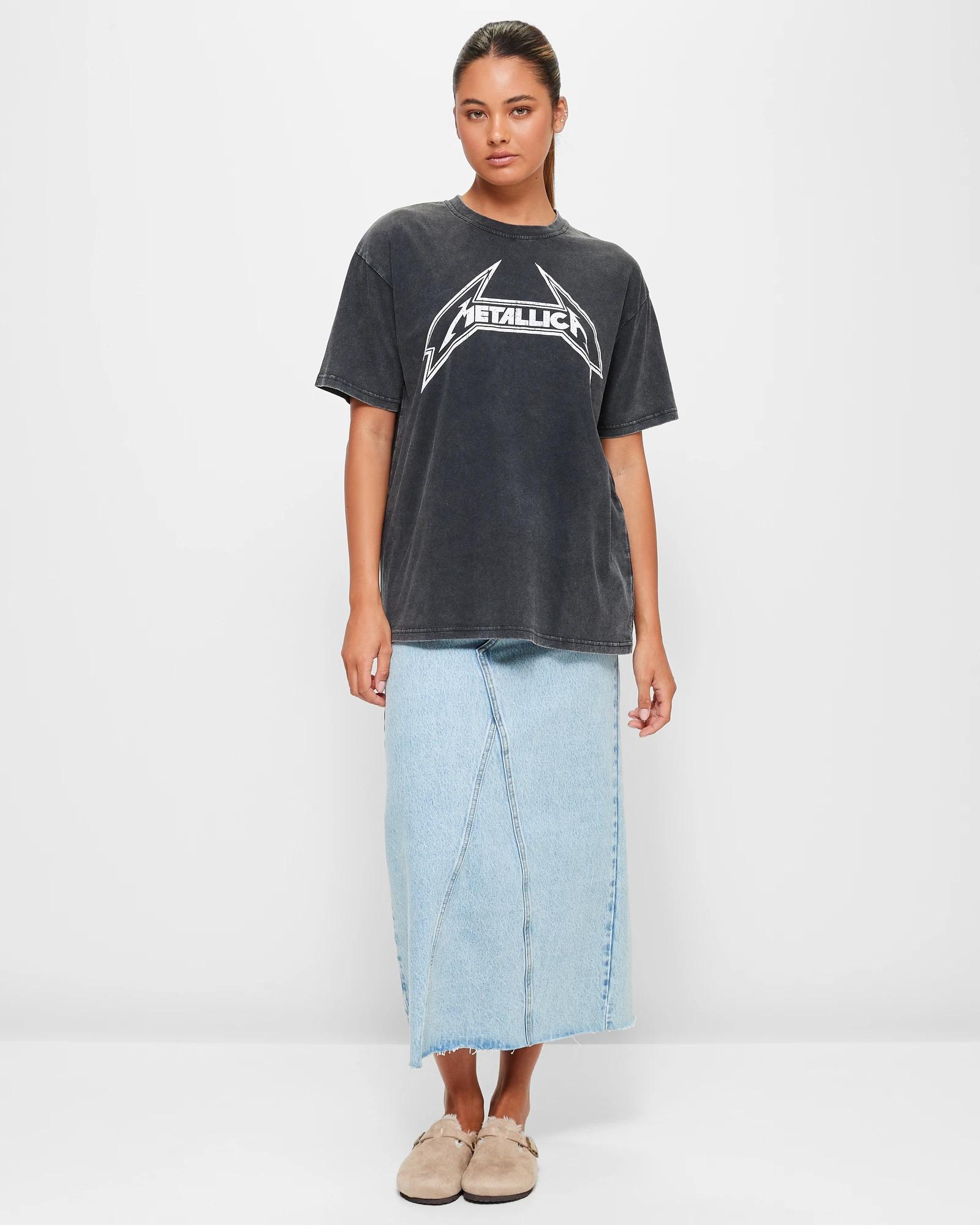 Metallica oversized clearance t shirt dress