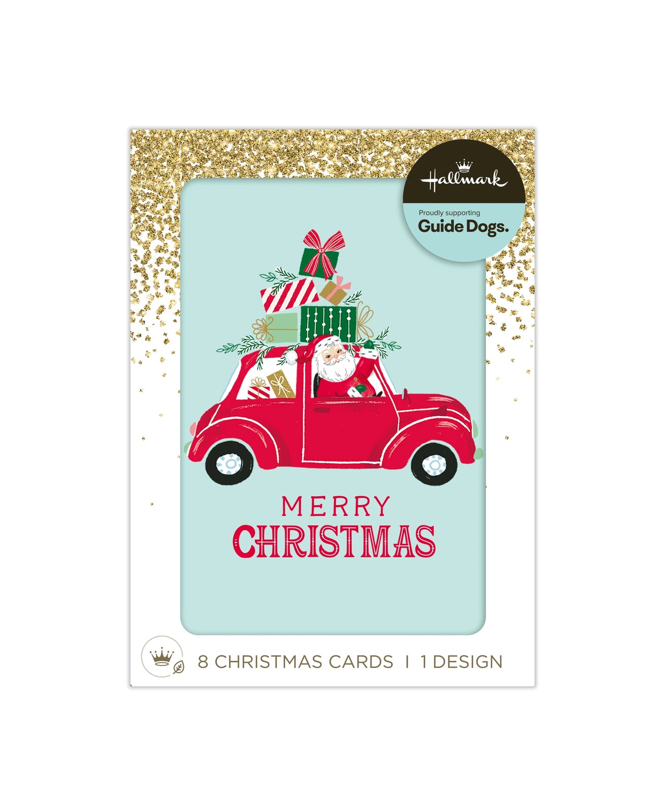8 Pack Hallmark Boxed Christmas Cards - Santa Claus 4 of 4