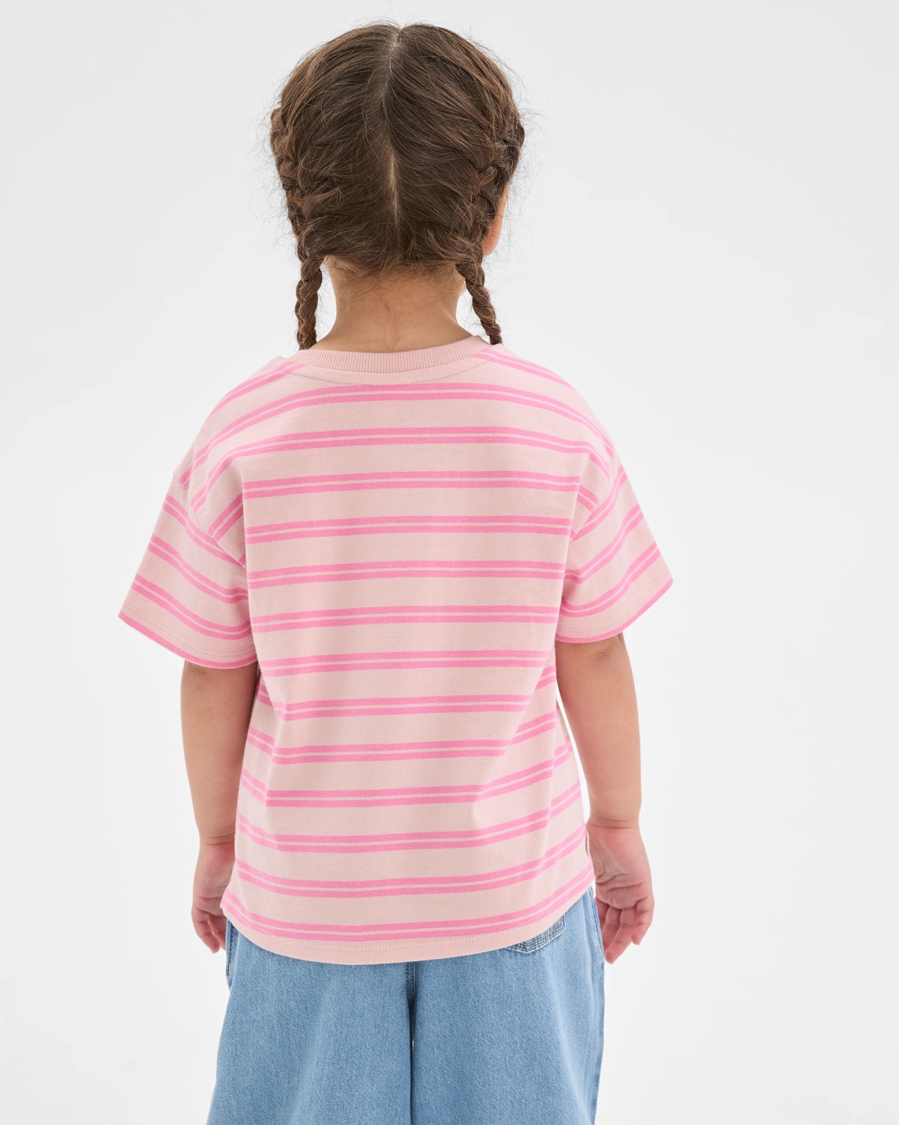 Australian Cotton Heavyweight Knit T-Shirt - Stripe 4 of 6