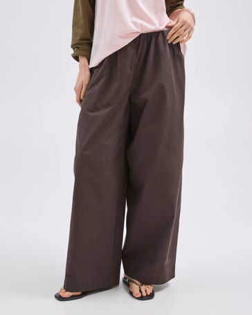 Lily Loves Australian Cotton Poplin Wide Leg Pants