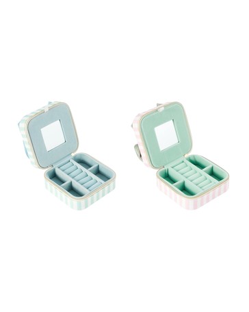 Anko Bow Zip Jewellery Box - Assorted