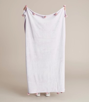 Cleo Pom-Pom Kids' Super Soft Throw