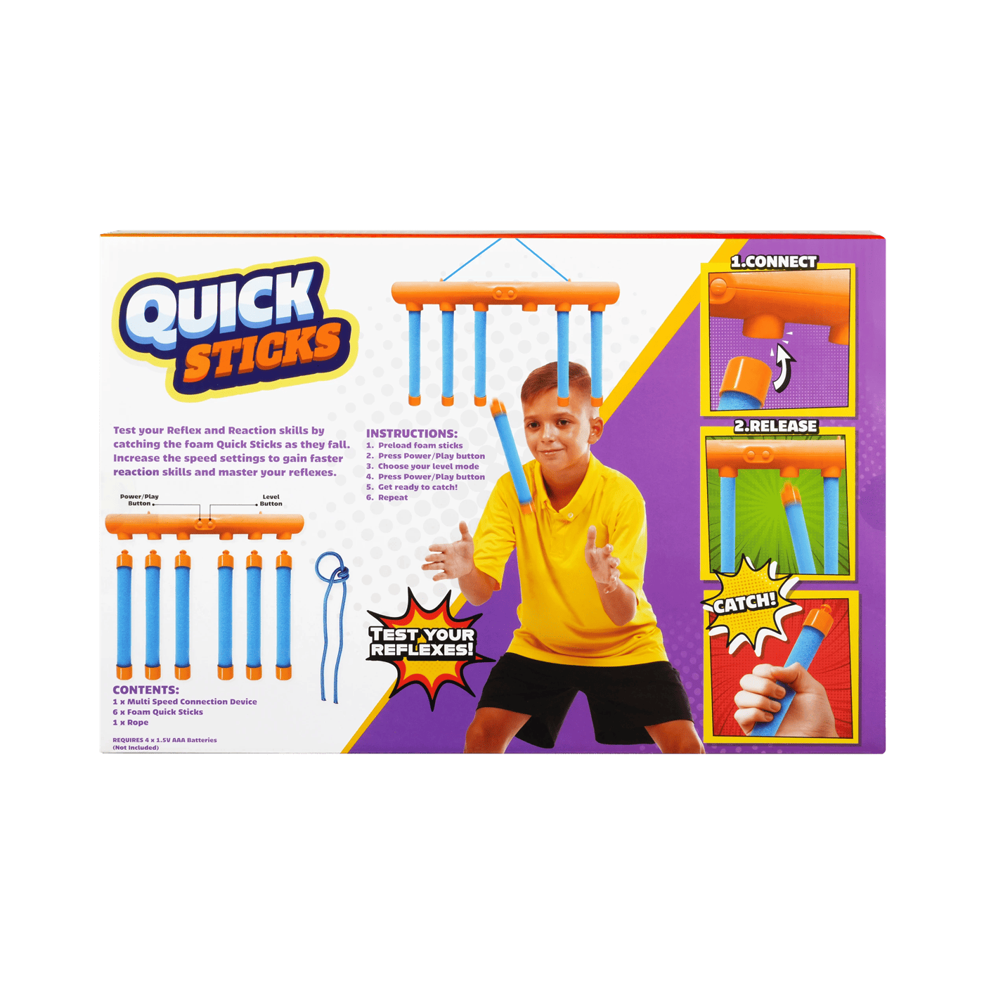 Quick Sticks Reaction Challenge Game 2 of 4
