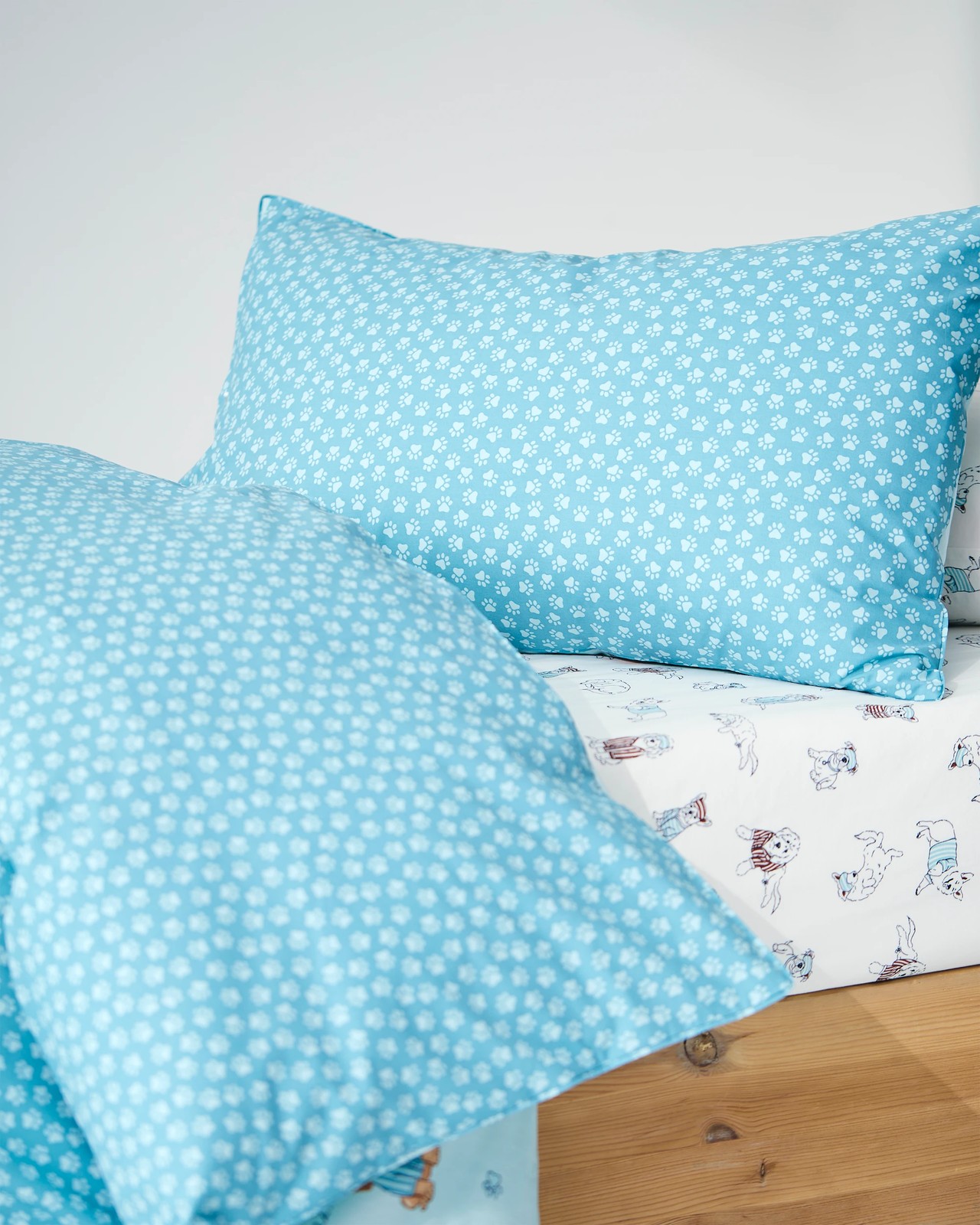 Dash Dog Printed Australian Cotton Quilt Cover Set 6 of 6