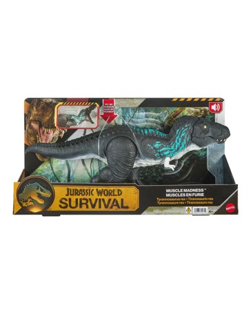 Jurassic World Muscle Madness Tyrannosaurus Rex Action Figure
