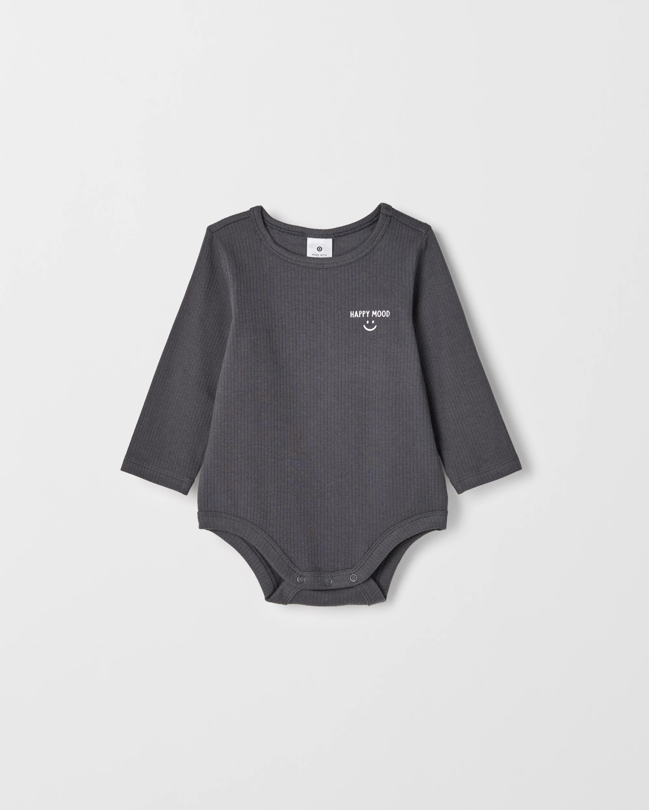 Baby Organic Cotton 3 Pack Ribbed Printed Bodysuits 2 of 5