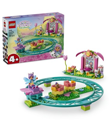 LEGO® Gabby's Dollhouse Fairy Roller Coaster and Tea Party 11214