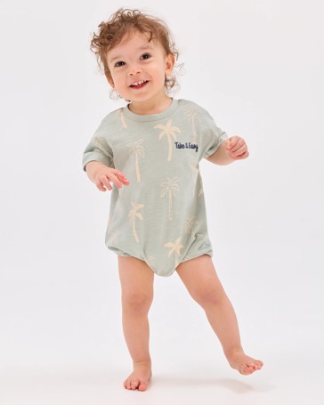 Baby Organic Cotton Slouchy Romper