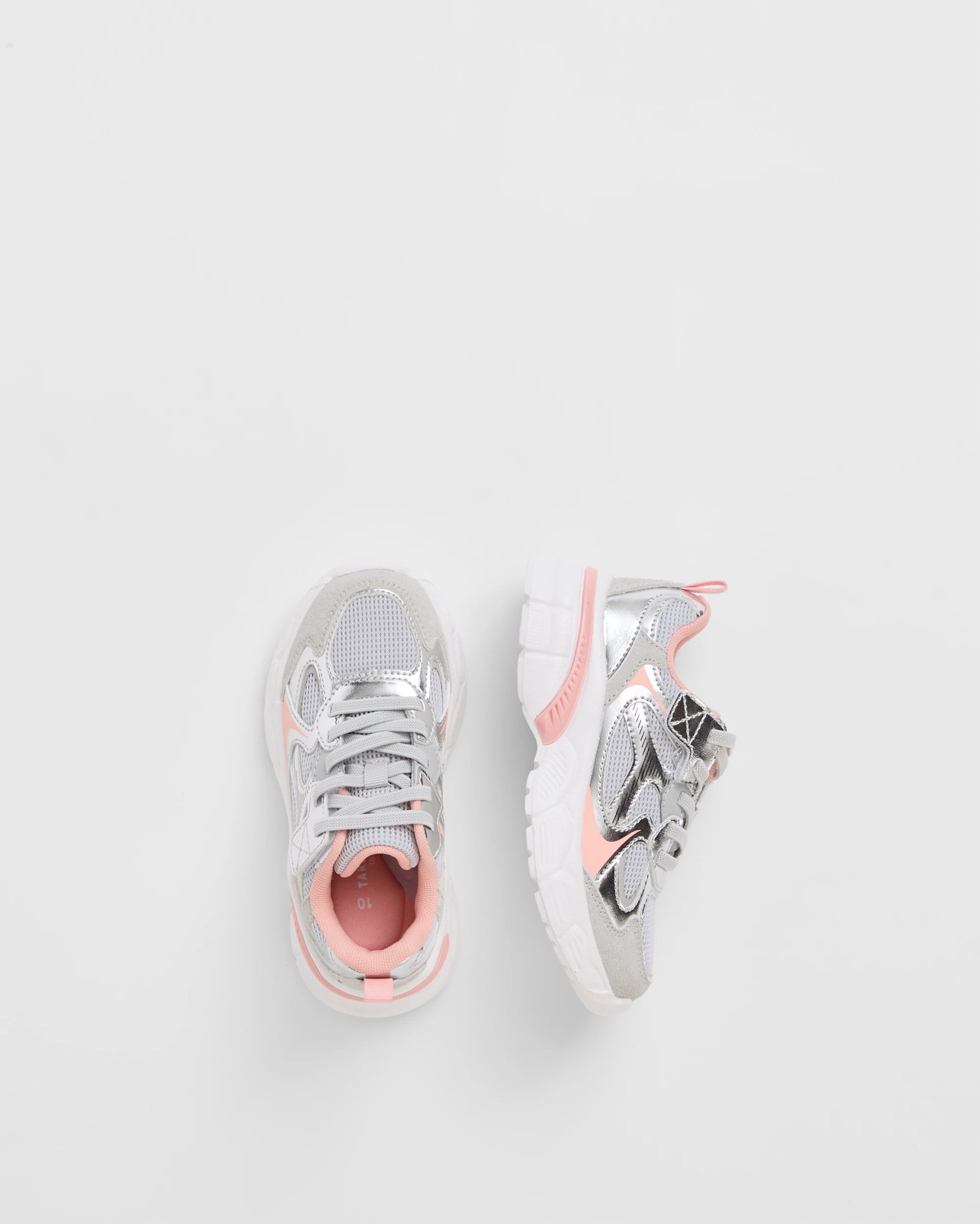 Mesh Trend Sneakers - Grey 3 of 3