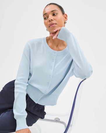 Crepe Knit Cardigan - Preview