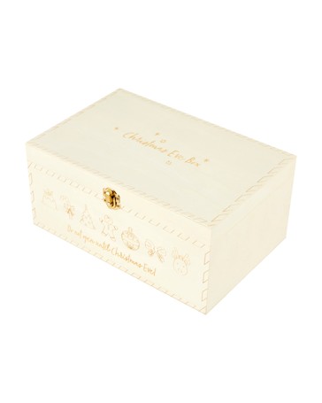 Anko Craft Wood Blank Christmas Eve Box