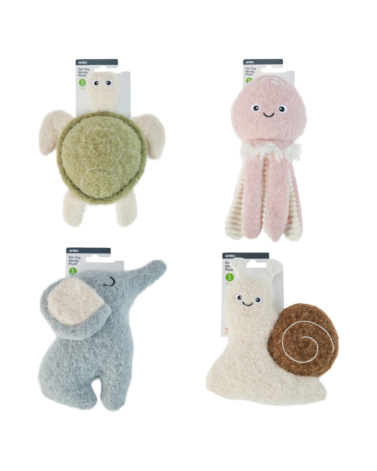 Anko Wooly Plush Toy - Assorted 3 of 3