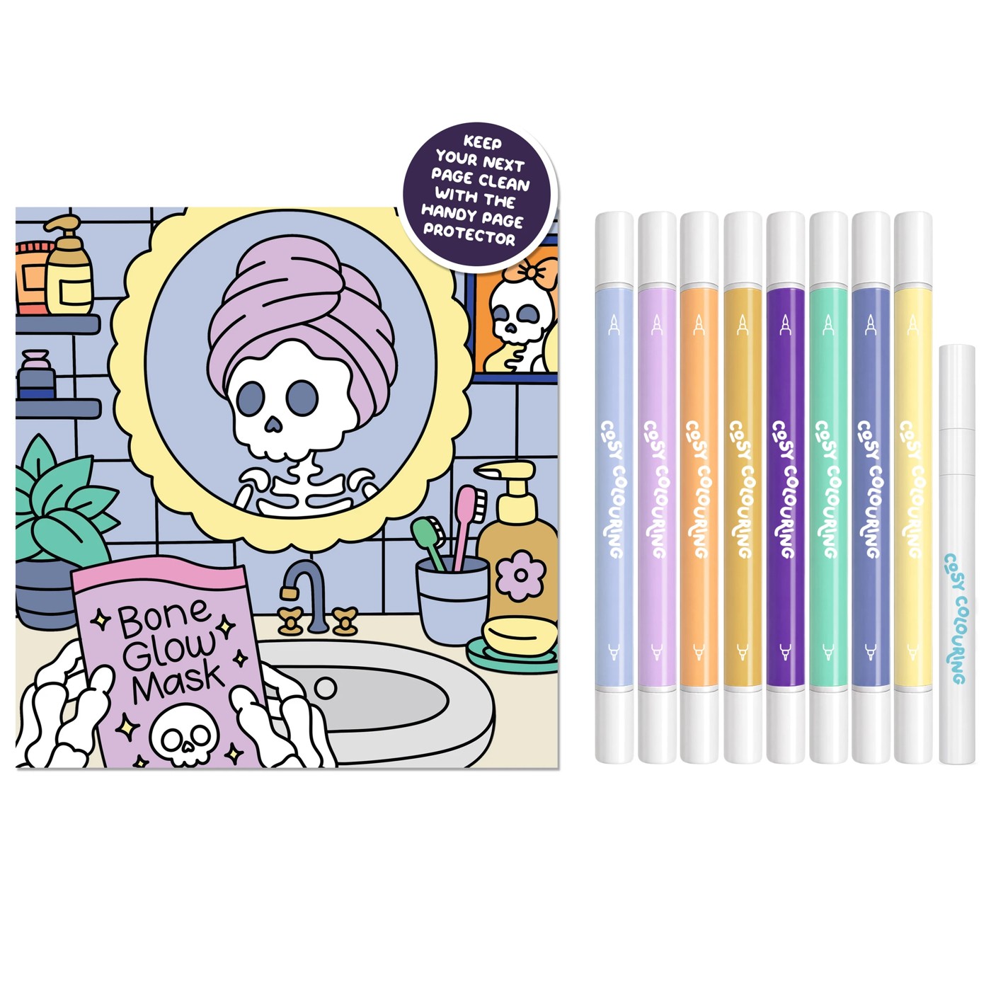 Art Maker Cosy Colouring Art Kit: Spooky and Sweet - Book 3 of 5