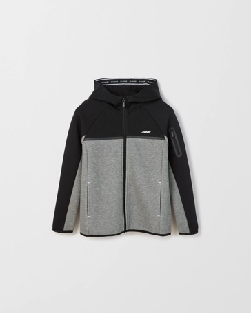 Active Australian Cotton Blend Zip Through Hoodie