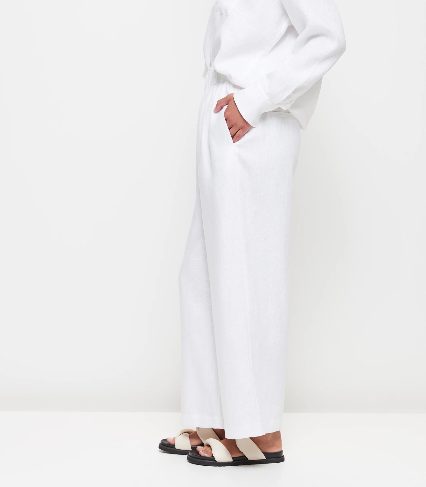 White Wide Leg Pants : Target