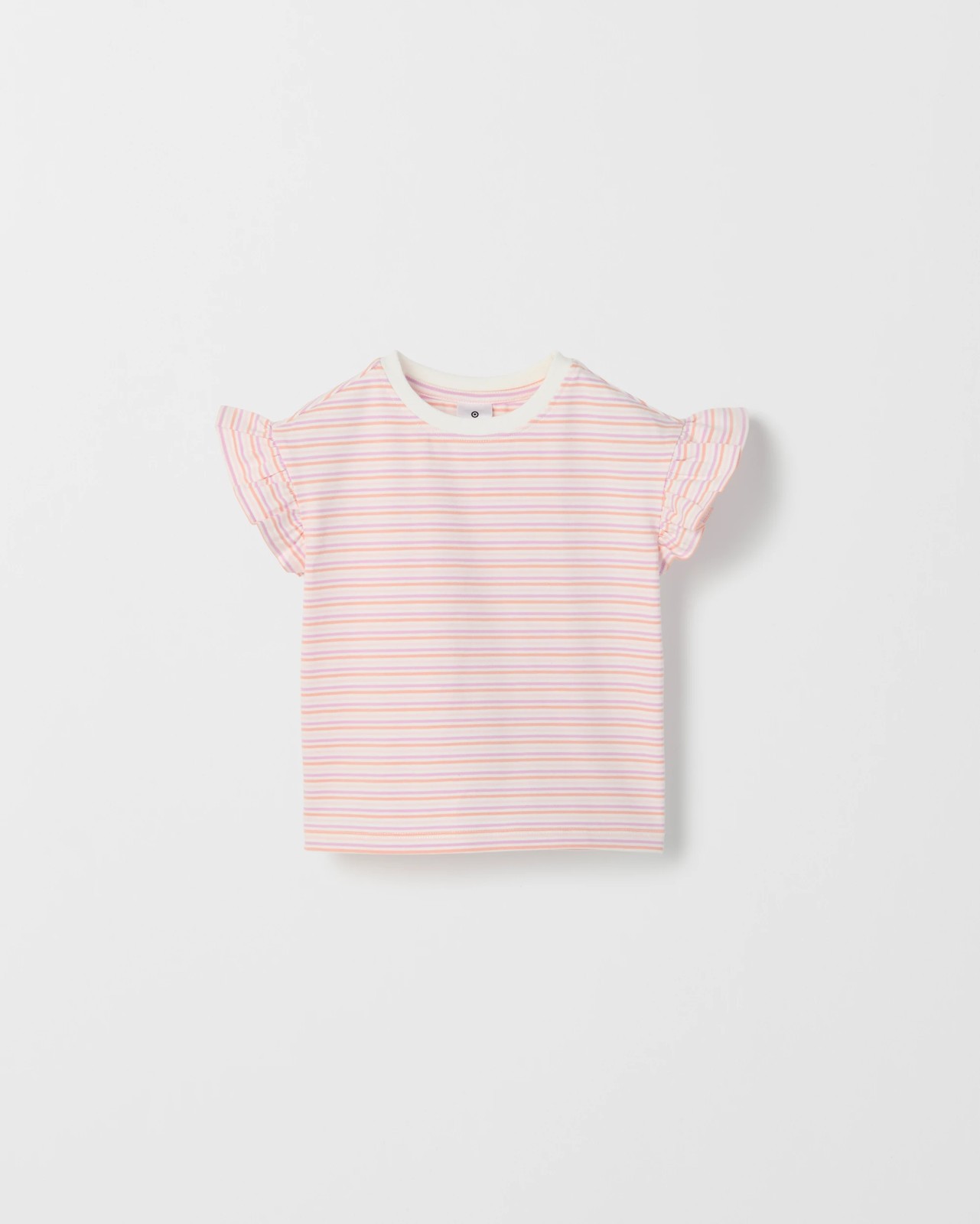 Baby Organic Cotton 3 Pack Ruffle Sleeve T-Shirts 4 of 6