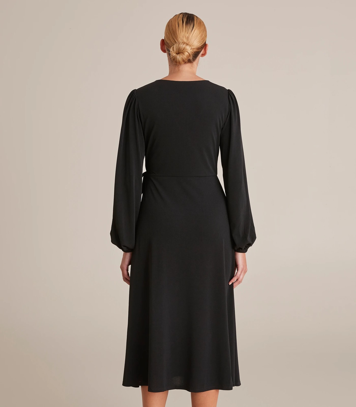 Black wrap shop dress target