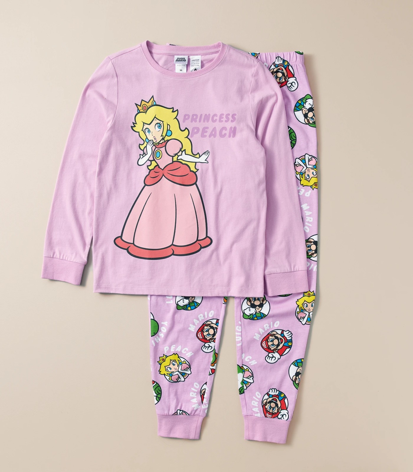 Kids Family Matching Super Mario Cotton Pyjama Set 2 of 5