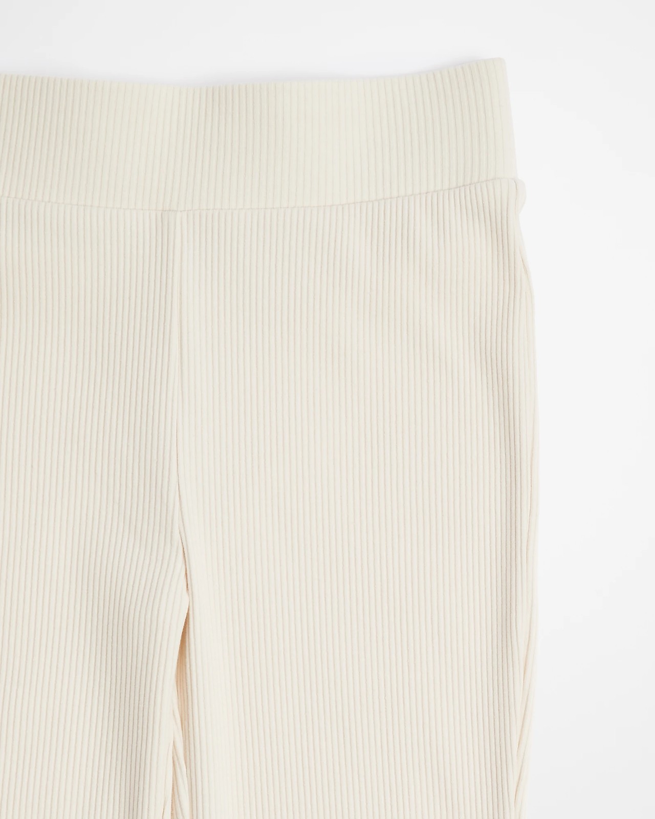 Rib Flared Leggings - Cream | Target Australia