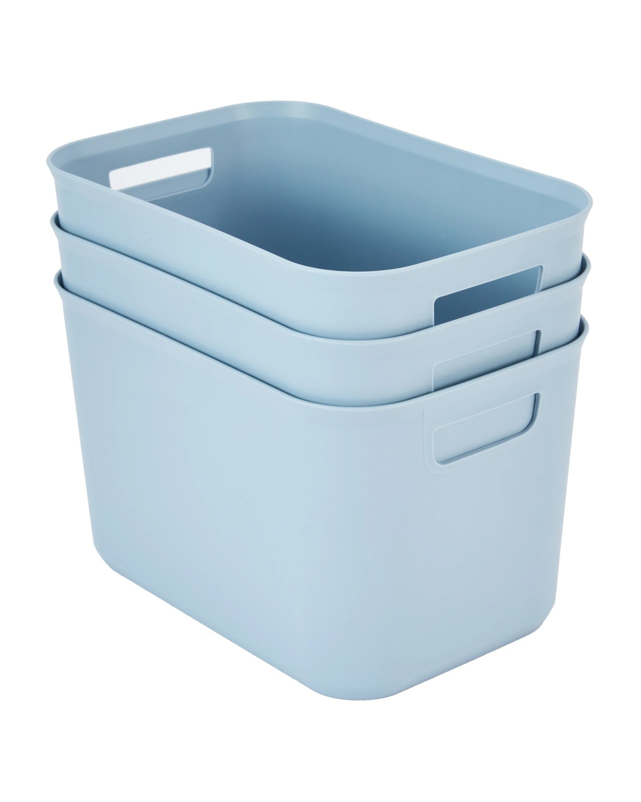 Anko 3 Pack 5.8L Utile Tubs - Blue 5 of 6