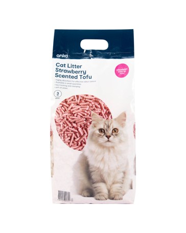 Anko Tofu Cat Litter Strawberry 3kg