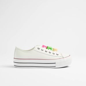 Girls Senior Letter Flatform Sneaker - Seb product image