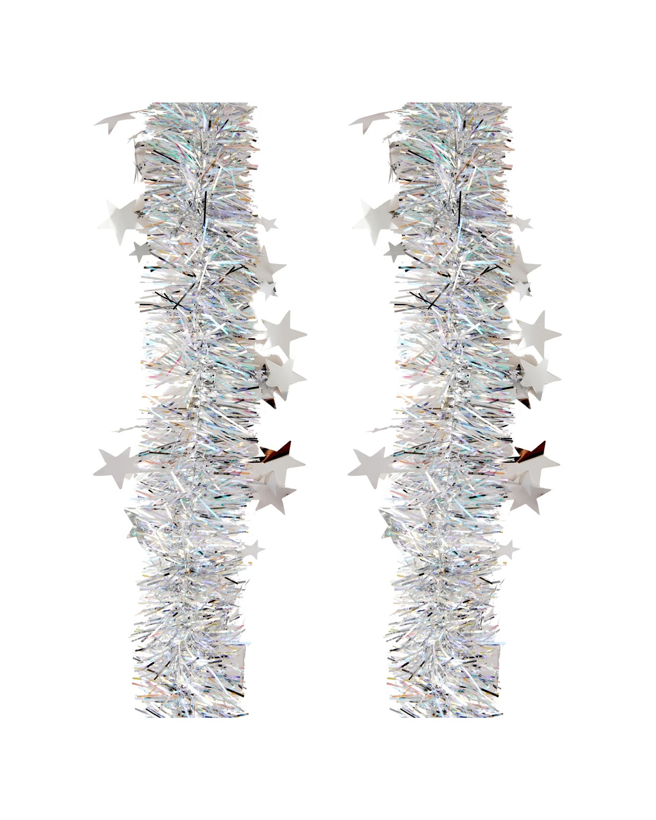 Anko 6m Iridescent Star Christmas Tinsel 4 of 4