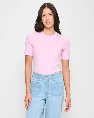 Australian Cotton Rib Layer T-Shirt