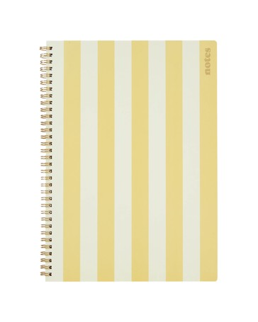 Anko A4 Spiral Notebook 120 Pages Stripe