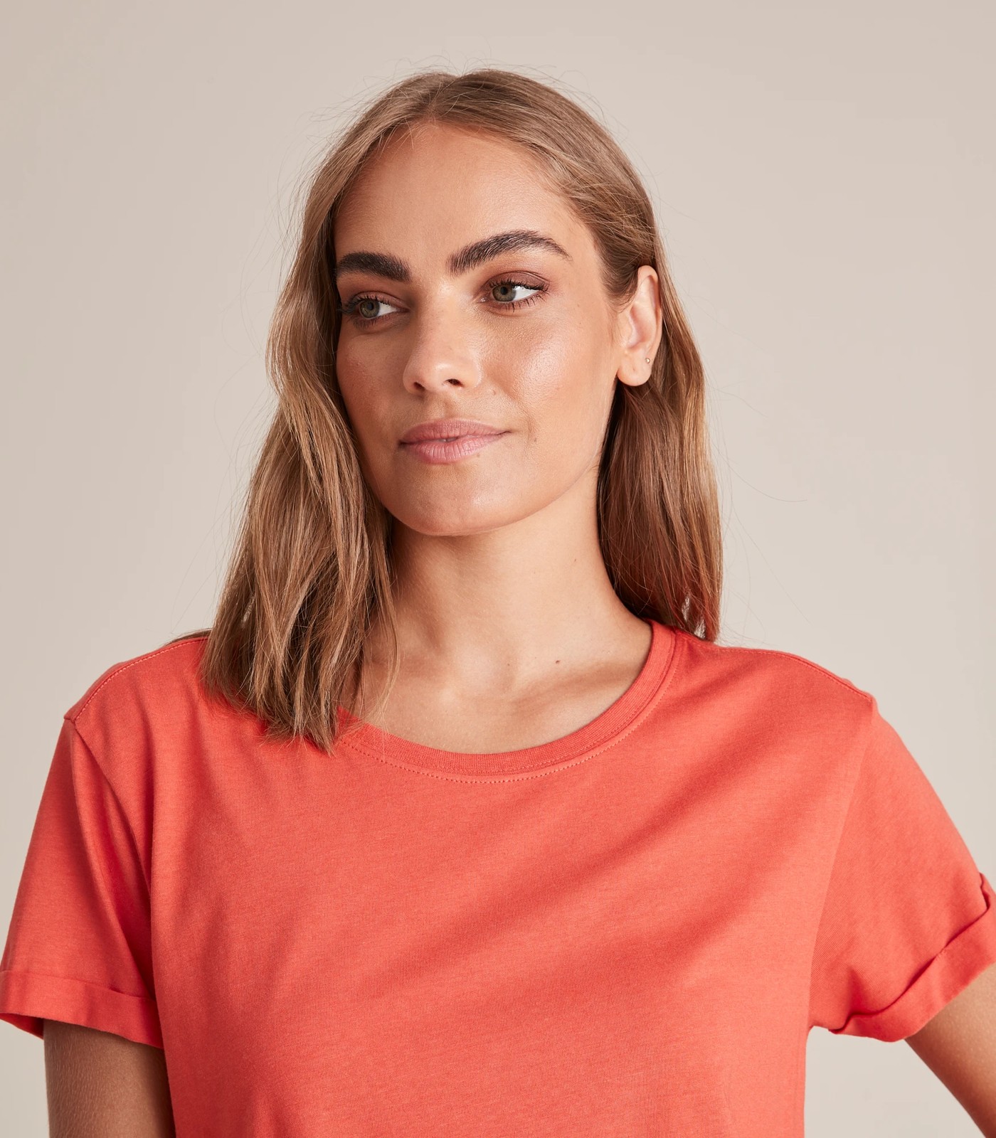 Cotton/Modal Relaxed T-Shirt 3 of 5