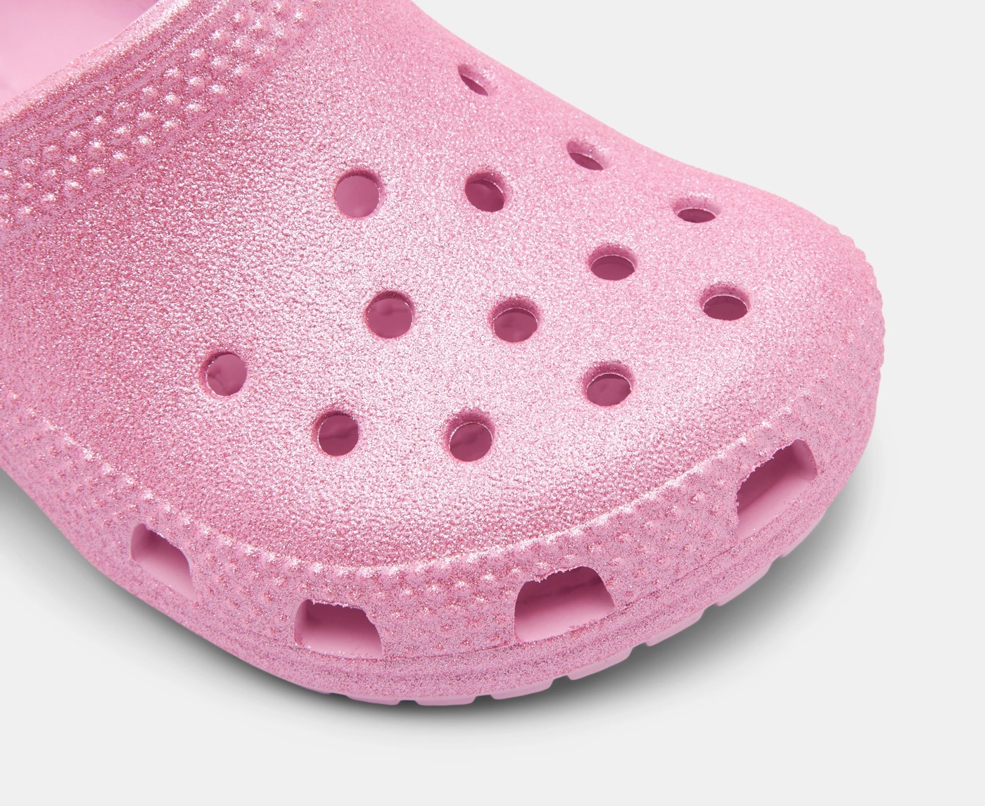 Crocs Toddler Classic Glitter Clogs - Pink 5 of 5