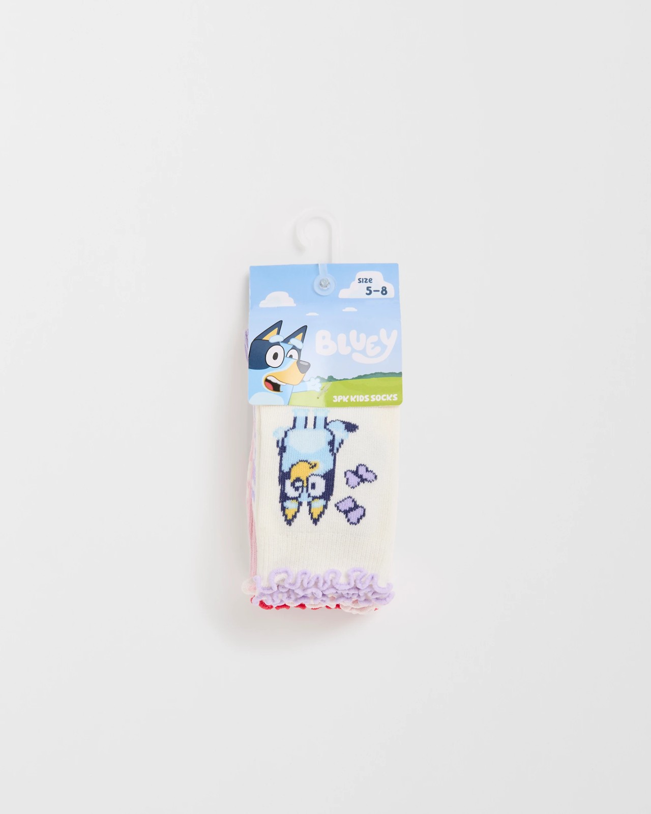 Bluey 3 Pack Younger Girls Crew Socks 3 of 3