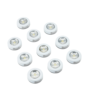10 Pack LED Puck Lights - Anko
