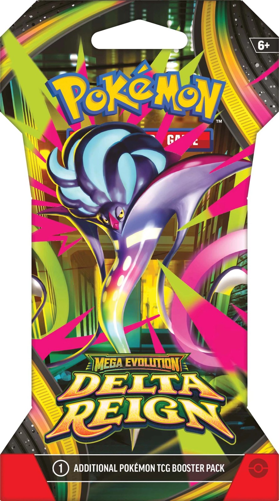 Pre-Order Pokemon TCG: Mega Evolution - Delta Reign Sleeved Booster Pack - Assorted 3 of 5