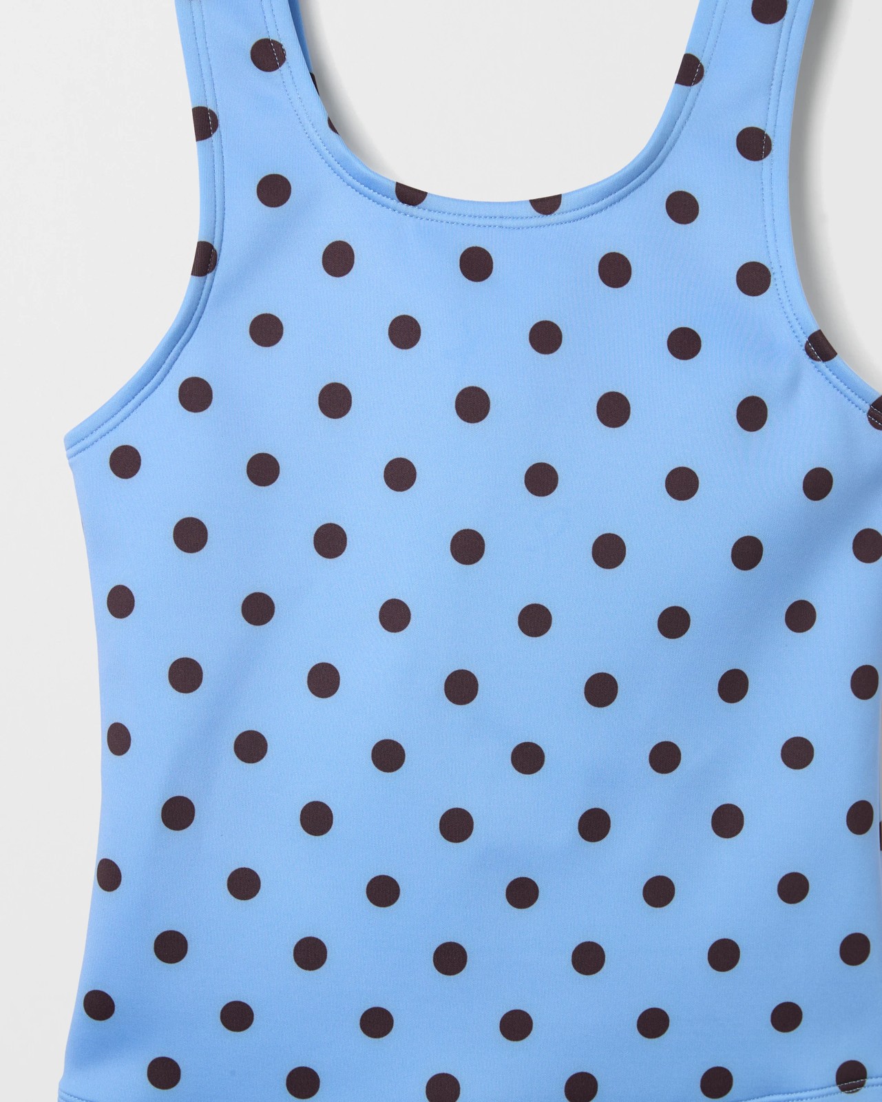 Sleeveless Swim Tankini Set - Blue 2 of 3
