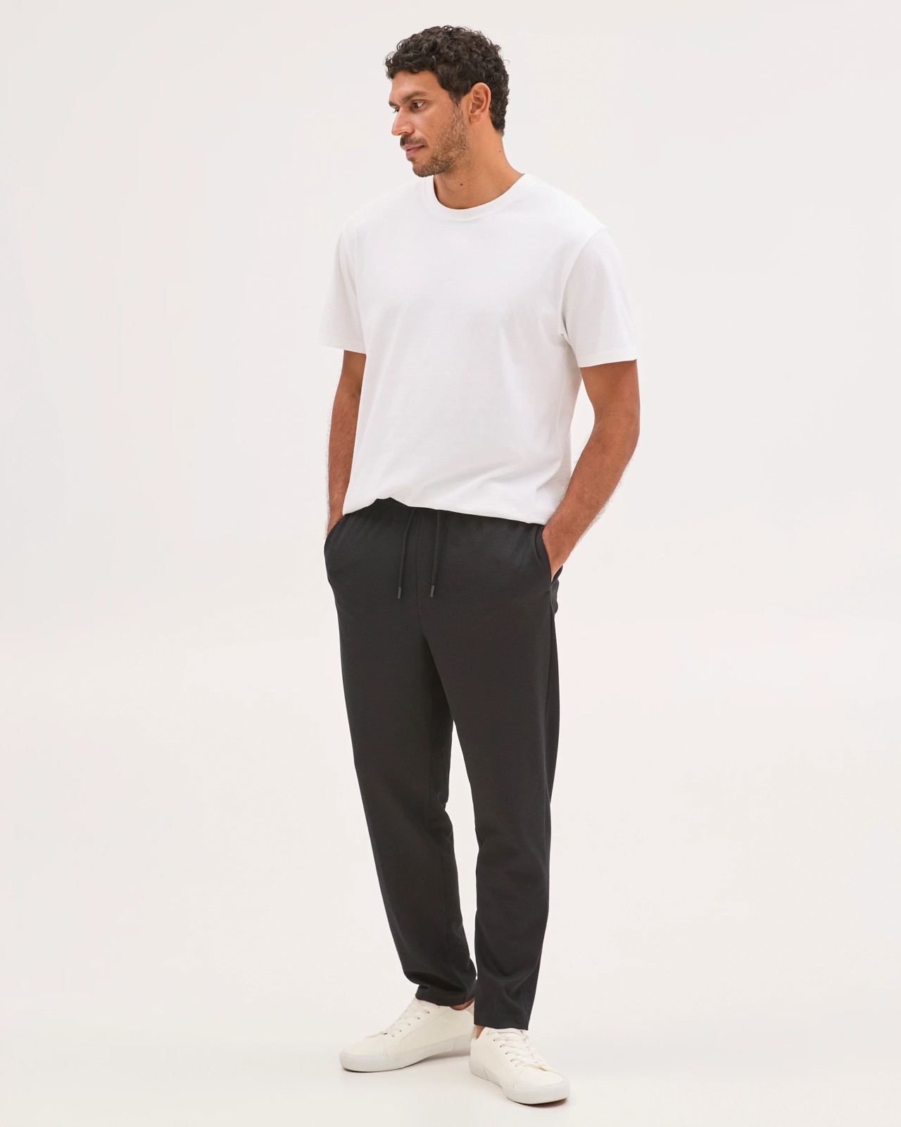 Textured Knit Pants - Black 3 of 6