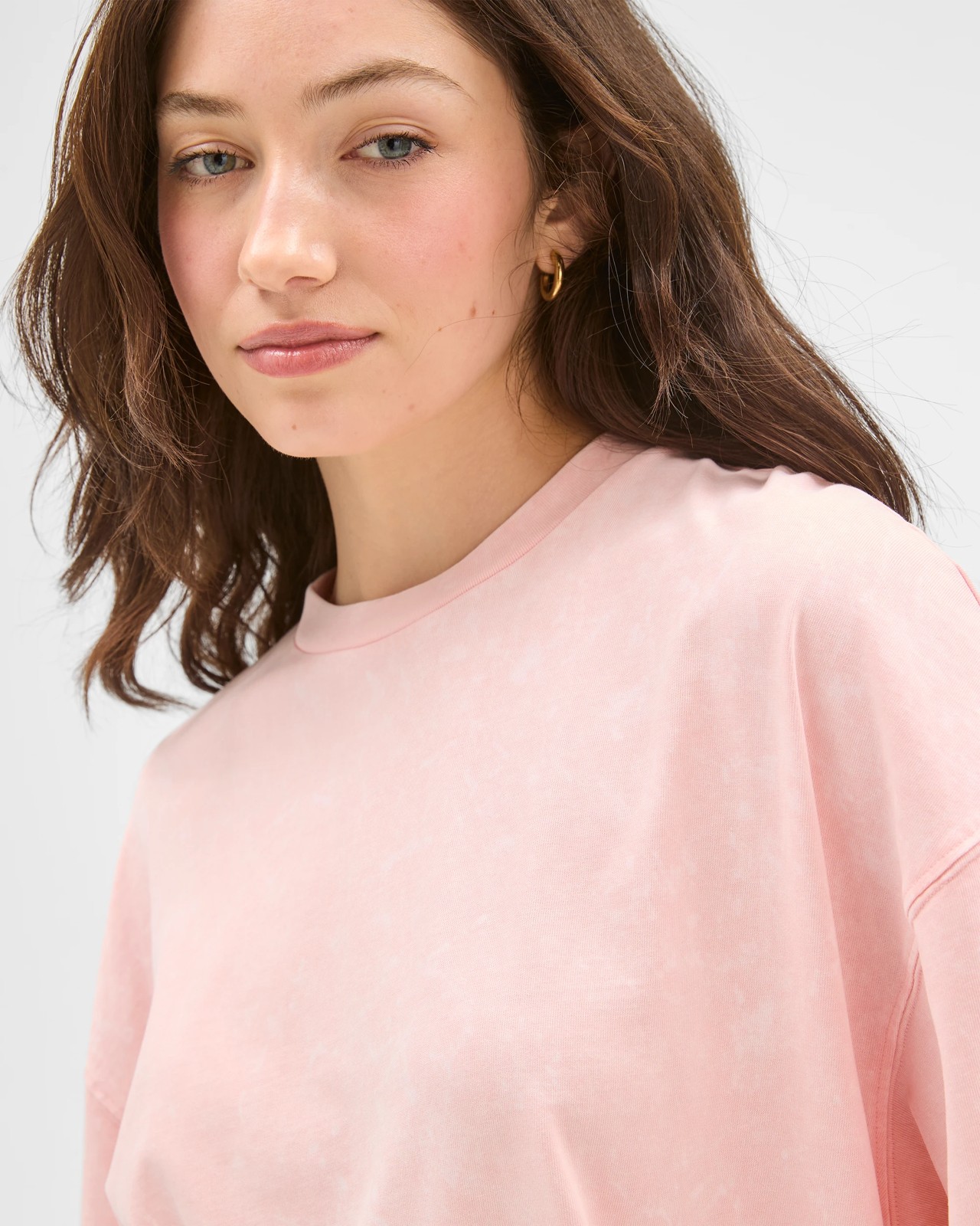 Lily Loves Australian Cotton Oversized T-Shirt - Summer Coral 3 of 5