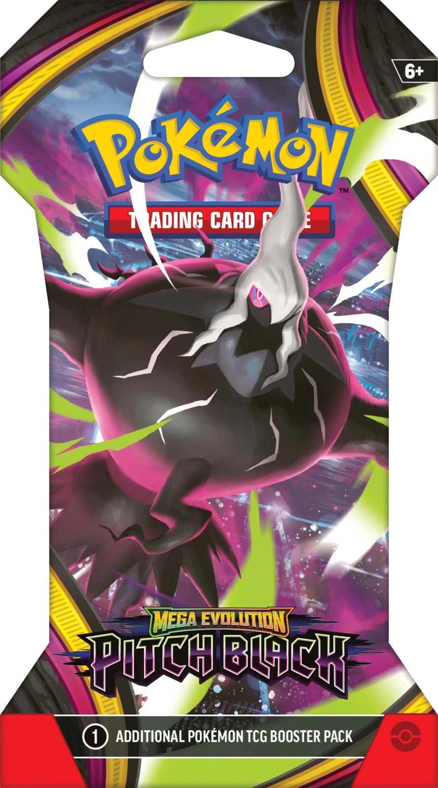 Pokemon Trading Card Game: Mega Evolution Pitch Black Sleeved Booster Pack - Assorted 3 of 6