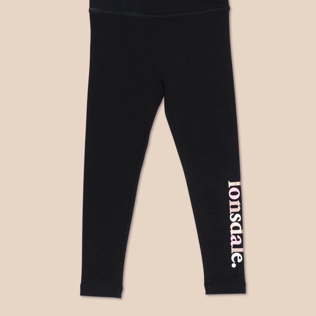 Lonsdale London Thea Metallic Logo Leggings Target Australia