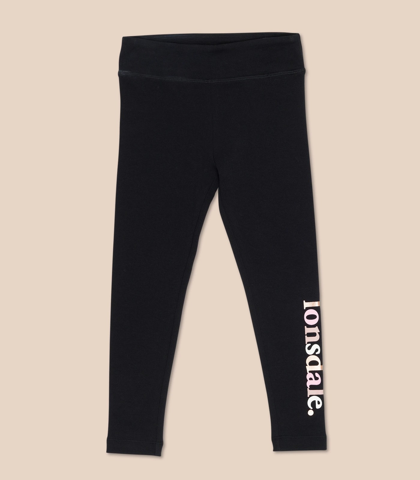 Lonsdale London Thea Metallic Logo Leggings Target Australia