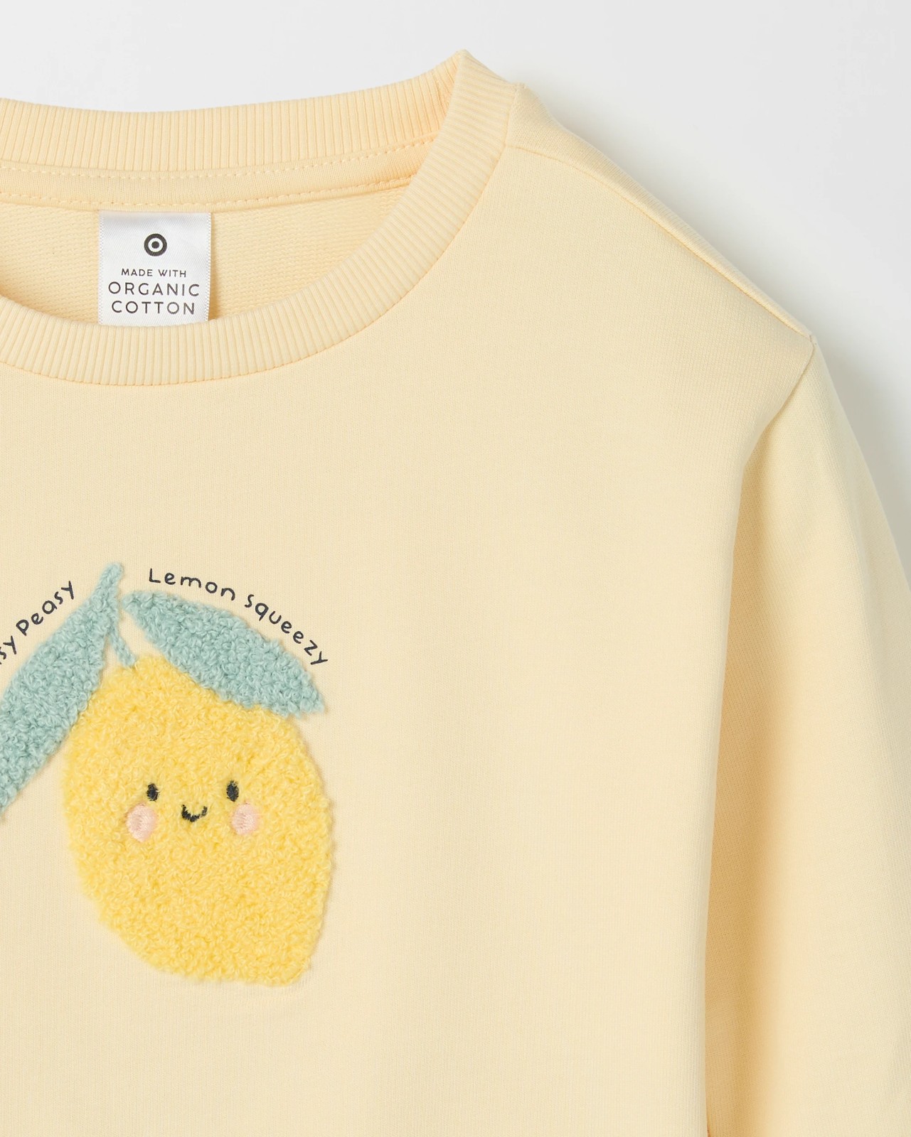 Organic Cotton Jumper and Shorts Set - Lemon 5 of 6