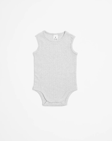 Baby Organic Cotton Pointelle Bodysuit