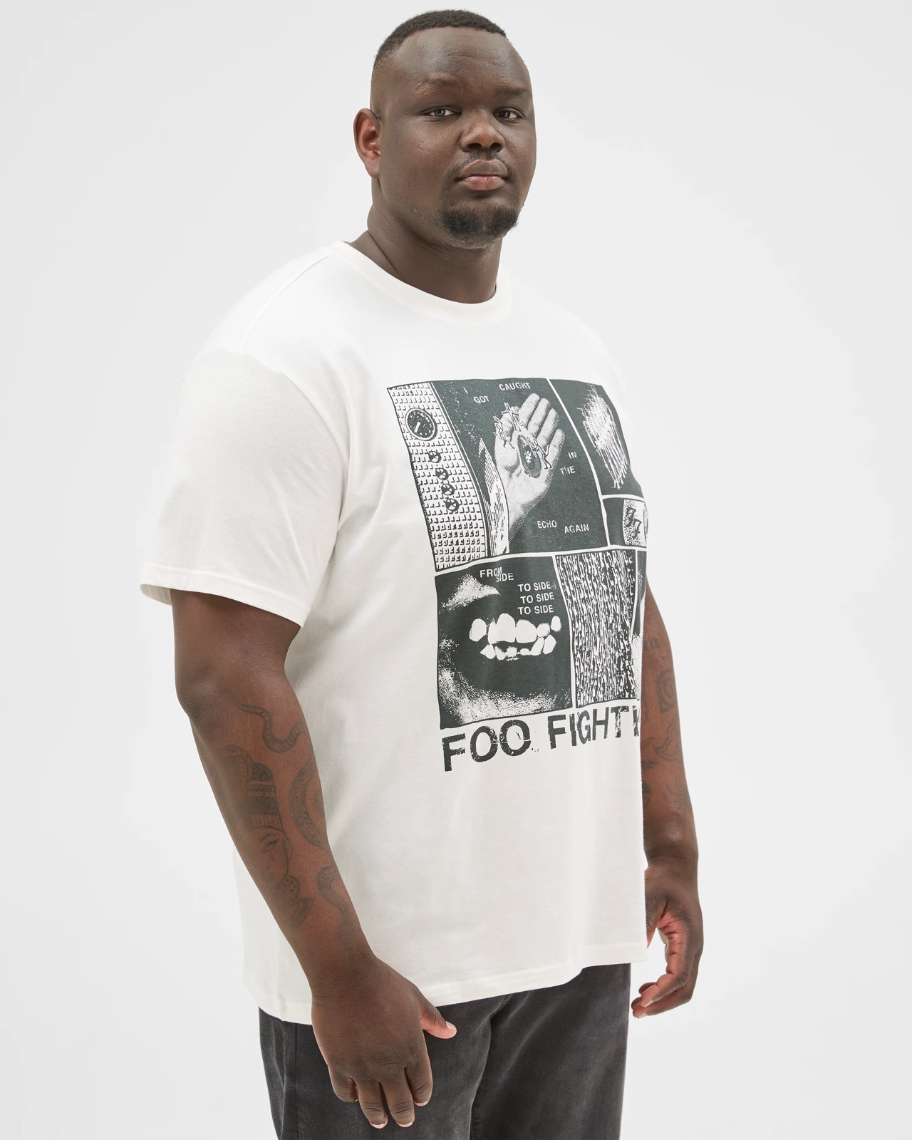 Foo Fighters Plus Size Australian Cotton T-Shirt 3 of 6