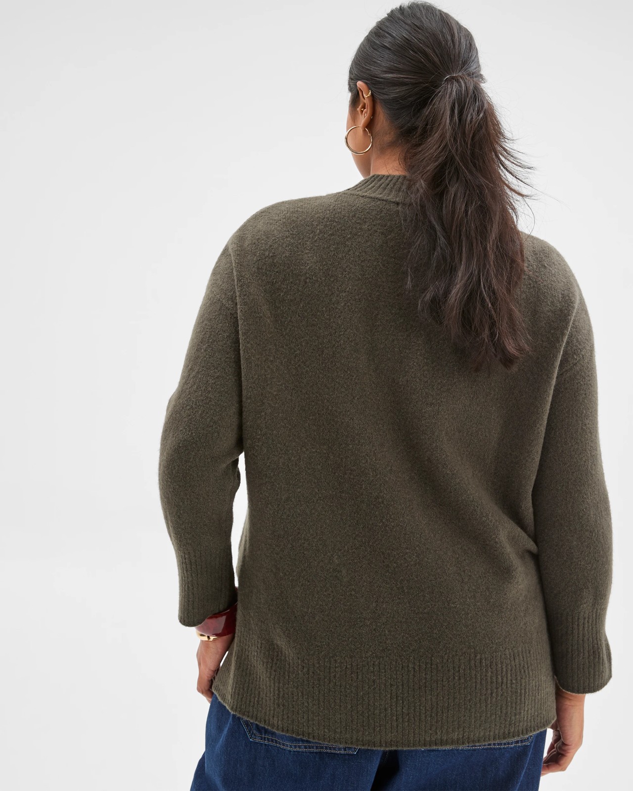 Plus Size Super Soft Jumper - Oregano 5 of 5