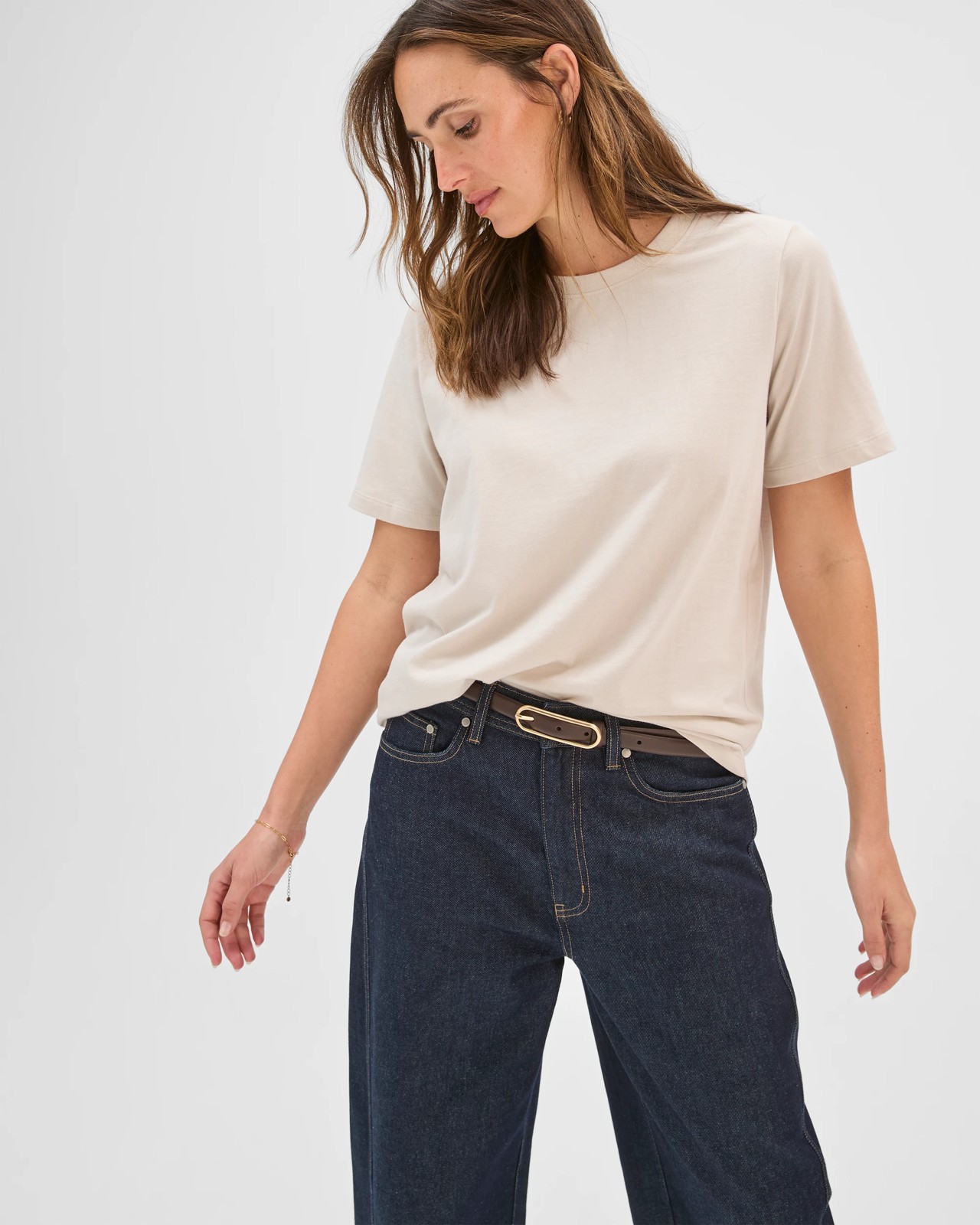 Australian Cotton Classic T-Shirt - Pumice 3 of 6